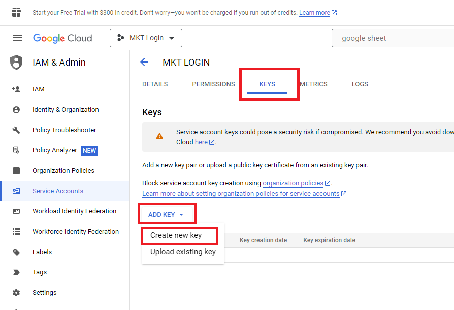 MKT Login Docs
