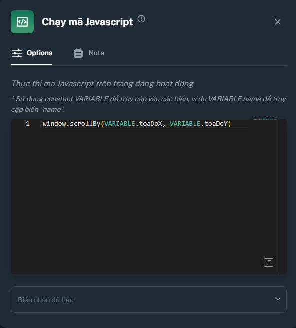 Node Chạy mã Javascript | MKT Login Docs