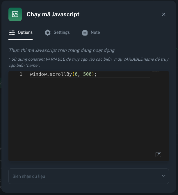 Node Chạy mã Javascript | MKT Login Docs