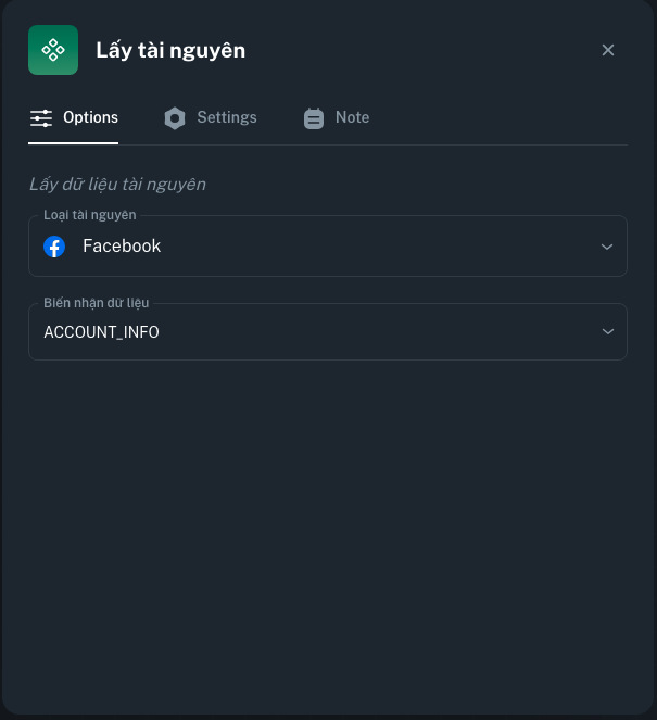 Node Lấy tài nguyên | MKT Login Docs
