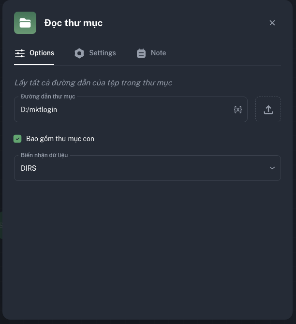 Node Đọc thư mục | MKT Login Docs