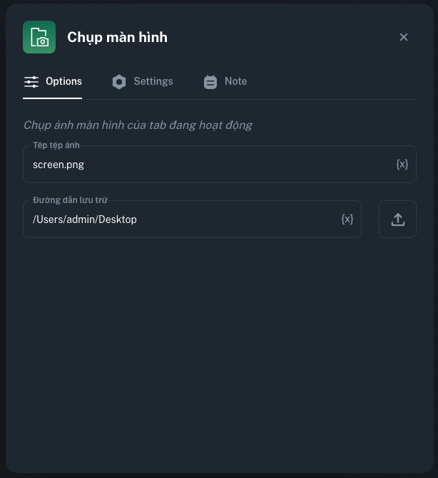Node Chụp Màn Hình | MKT Login Docs