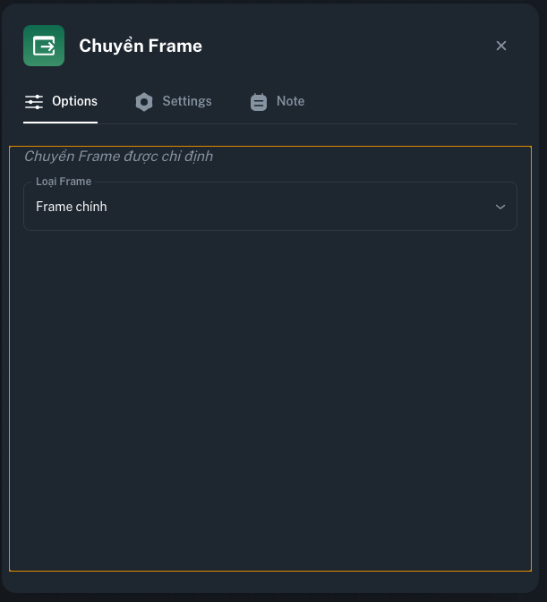 Node Chuyển Frame | MKT Login Docs
